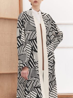 black and white print