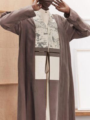 BROWN SILK