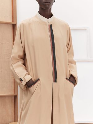 beige tencel